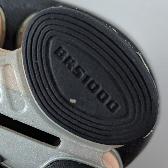 Nike Shox BRS1000 Running Shoes Sneakers White Black Size 7 - Picture 9 of 10